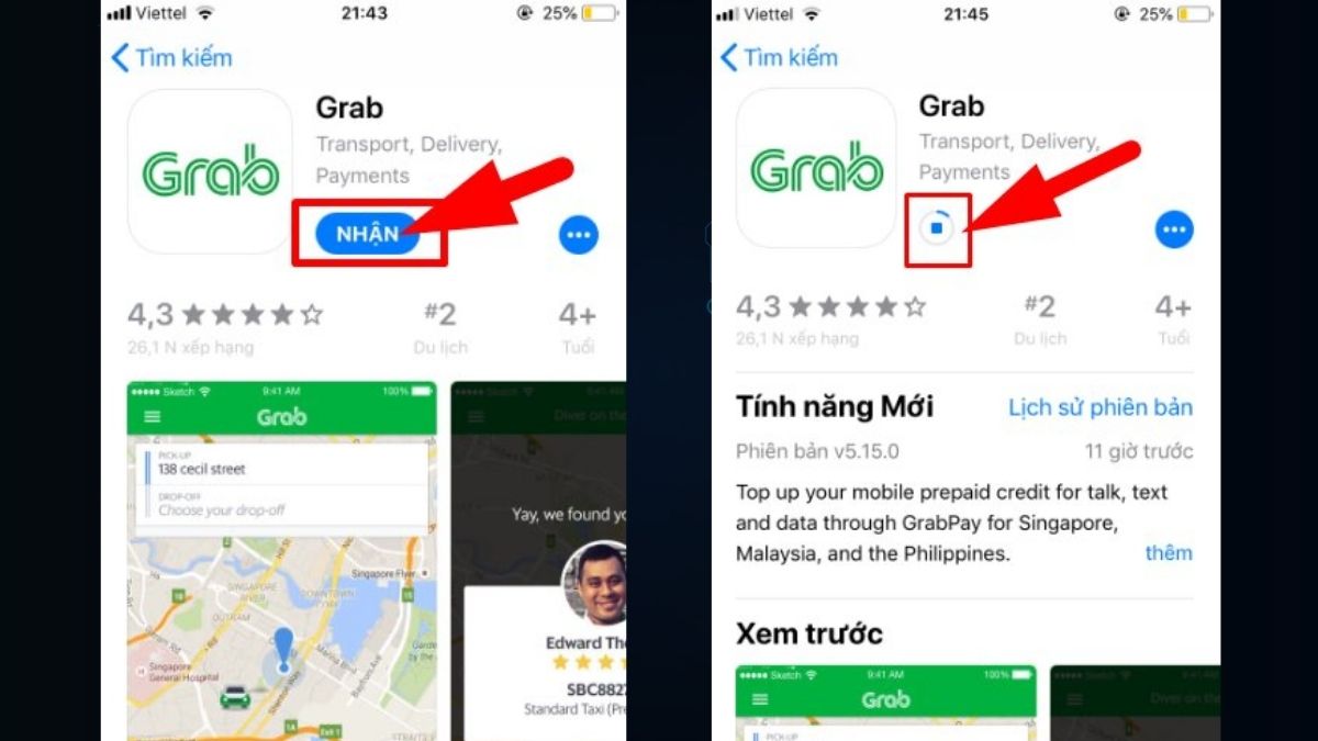 Tải Grab và trải nghiệm đặt máy, xe ô tô siêu nhanh chỉ bằng một cú chạm!