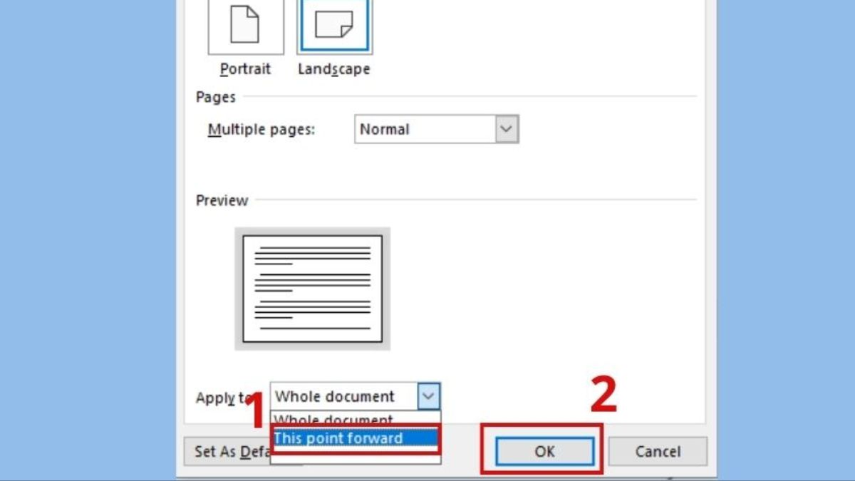 Cách xoay ngang 1 trang trong Word một cách dễ dàng và hiệu quả