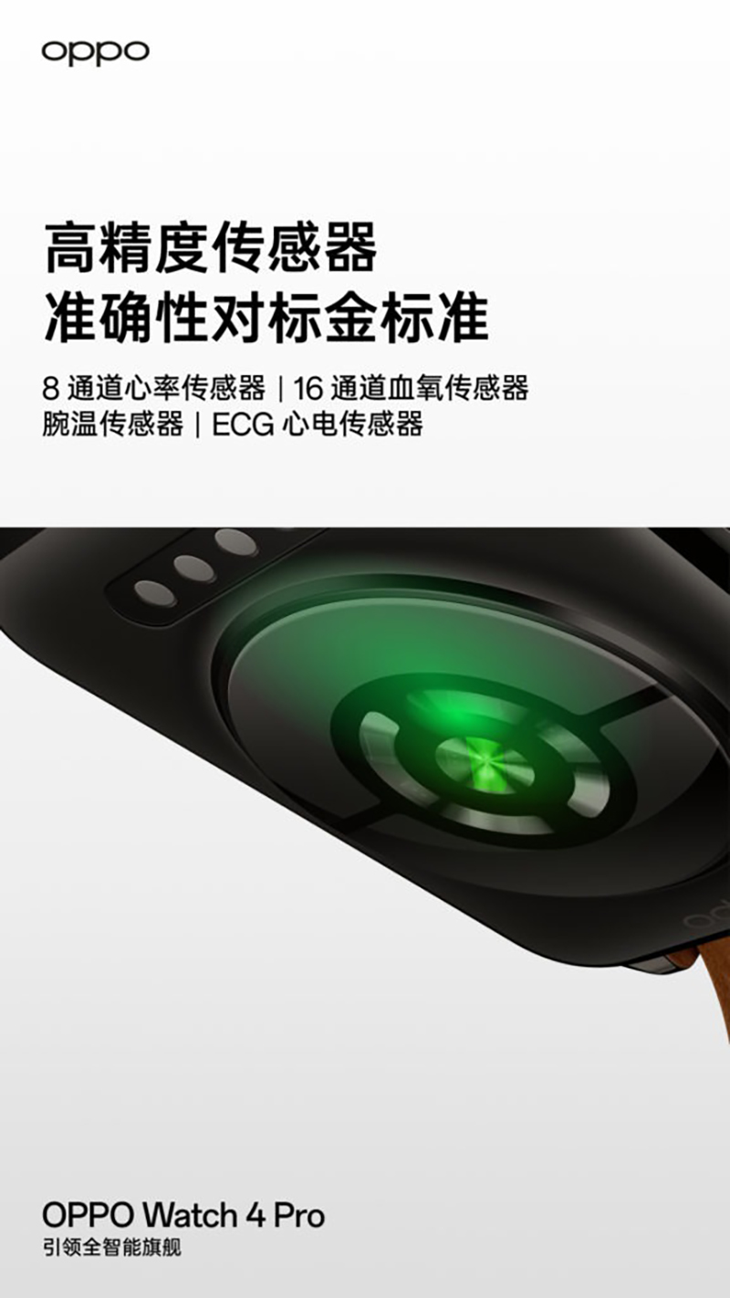 OPPO Watch 4 Pro có nhiều chế độ theo dõi sức khỏe