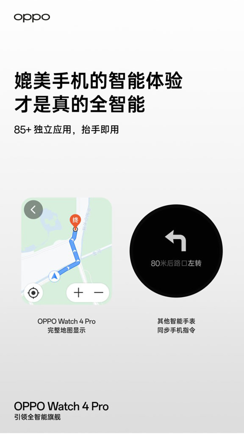 Tính năng chỉ đường của OPPO Watch4 Pro