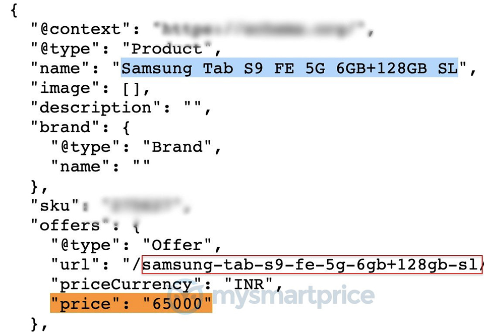 Giá Galaxy Tab S9 FE 5G