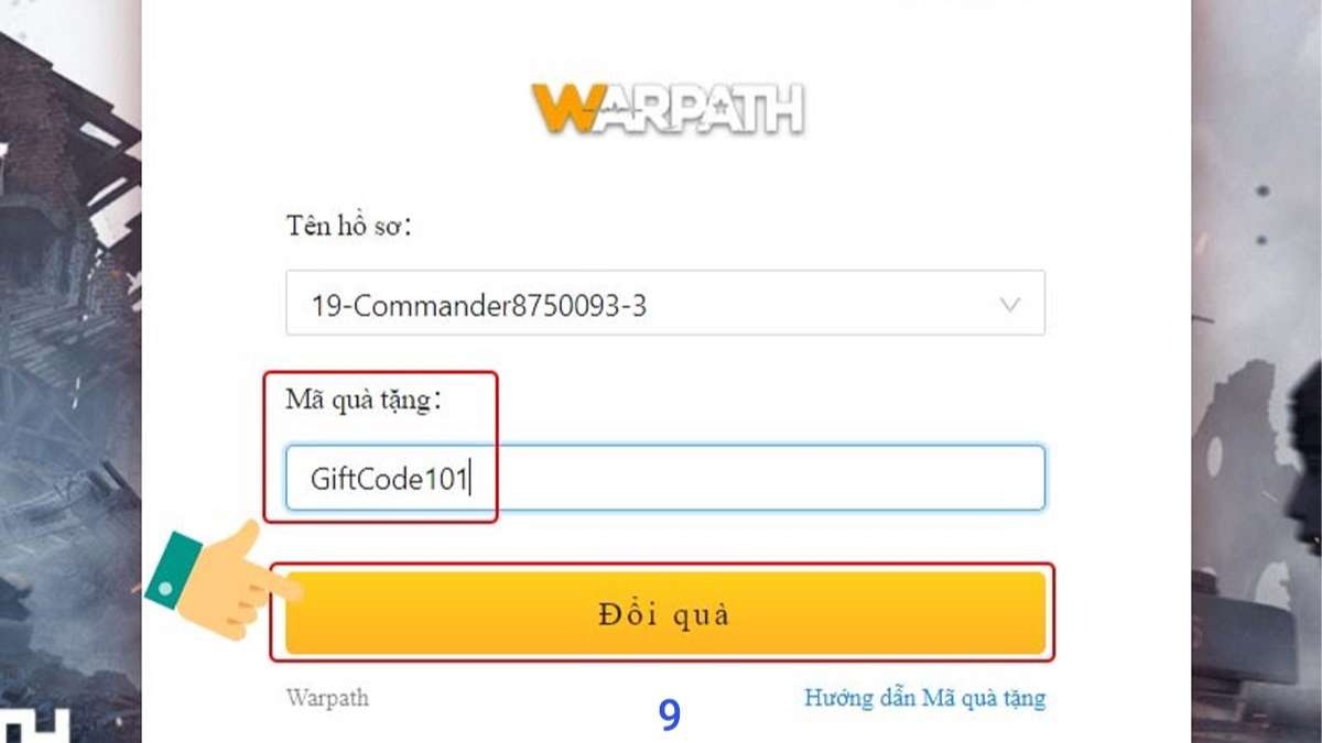 Full code Warpath mới nhất, cách nhập code