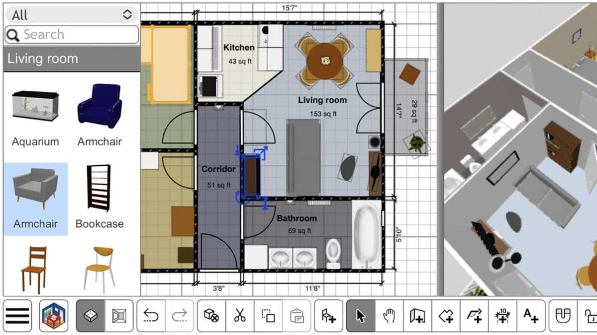 Top 14 phần mềm thiết kế nhà 2D, 3D đơn giản online bằng AI