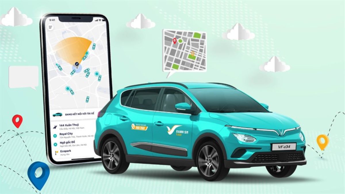 Xanh SM - Ứng dụng gọi đặt điện VinFast