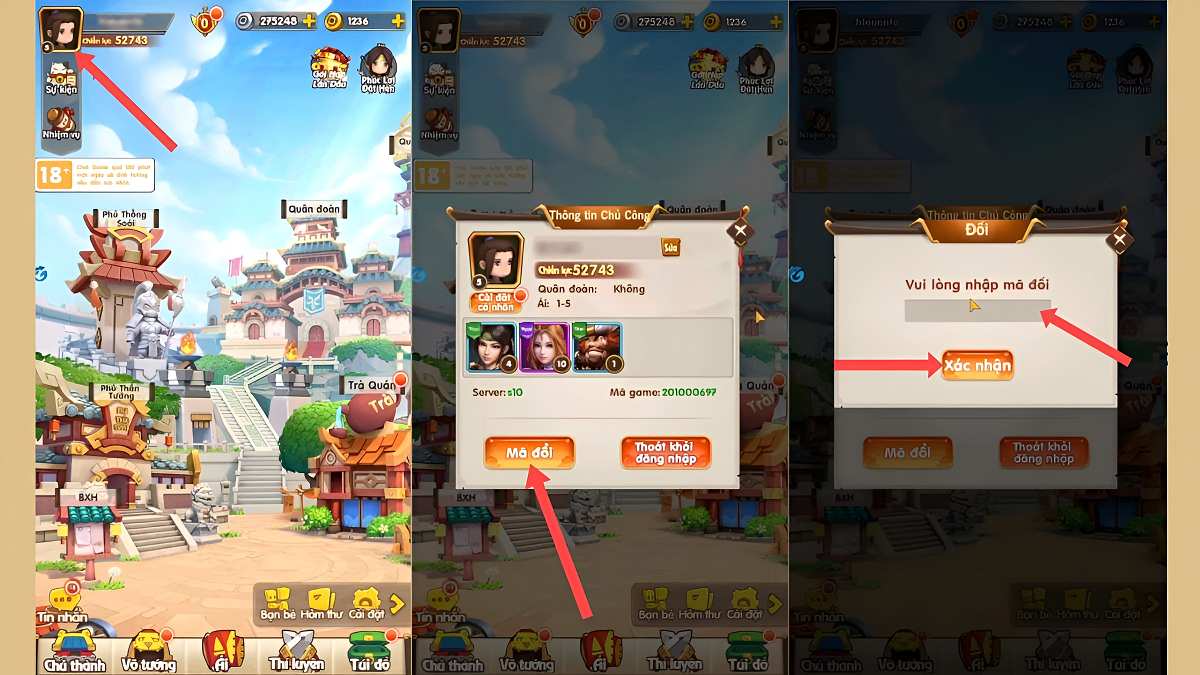Tổng hợp code Chủ Công Xung Xung Xung mới nhất 2024