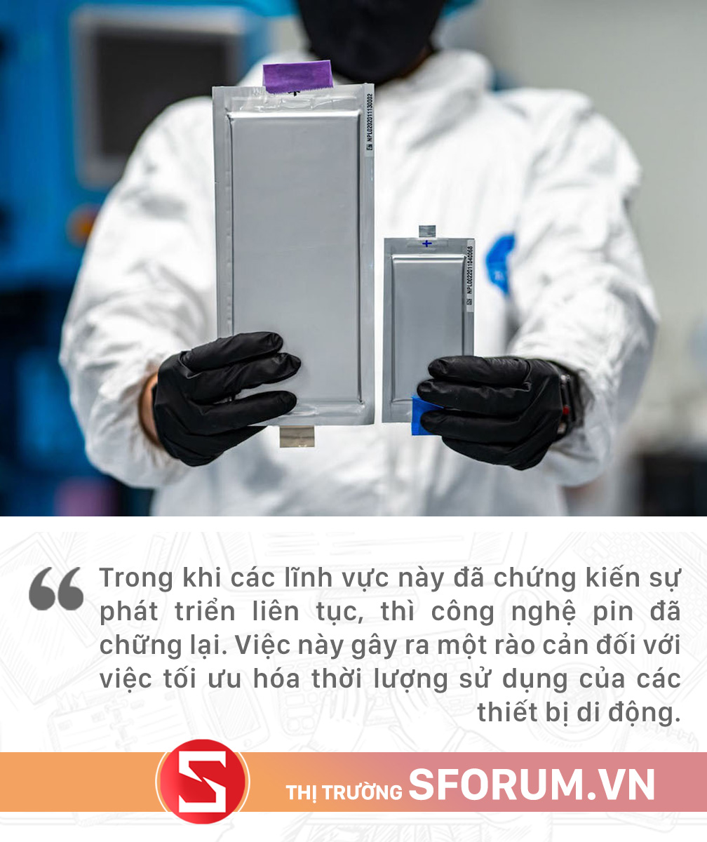 Sự chậm trễ trong phát triển công nghệ pin đã tạo ra một rào cản đối với việc tối ưu hóa thời lượng sử dụng của các thiết bị di động