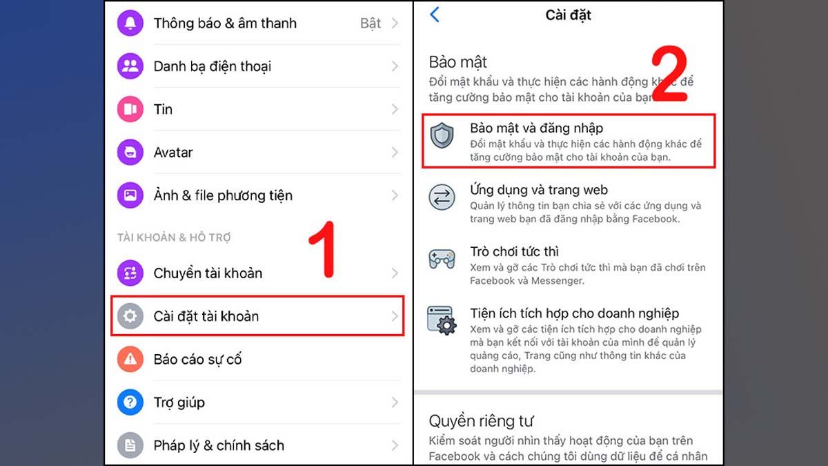 Cách singout Messenger bên trên Smartphone iPhone bước 2 