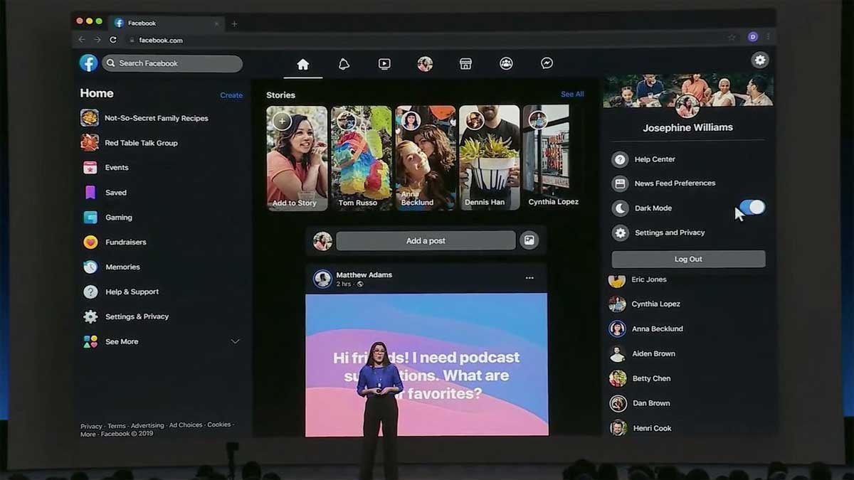 Lợi ích khi bật Chế độ tối (Dark Mode) trên Facebook