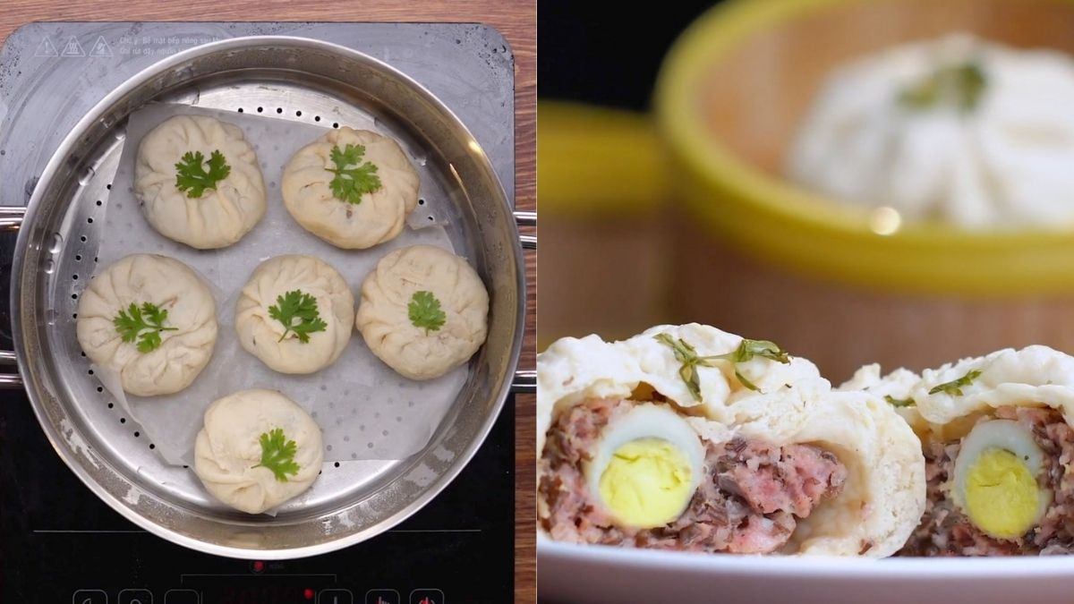 Cách làm bánh bao bằng bột mì không cần bột nở siêu đơn giản