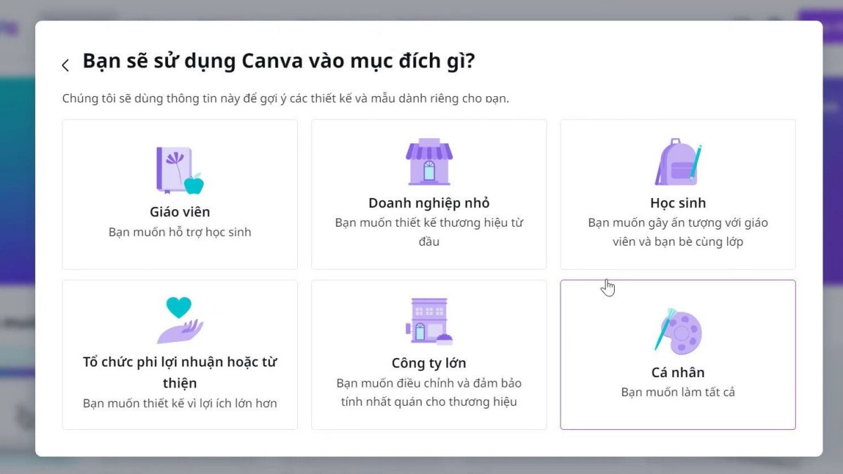 Hướng dẫn đăng ký tài khoản Canva Pro Education bước 4
