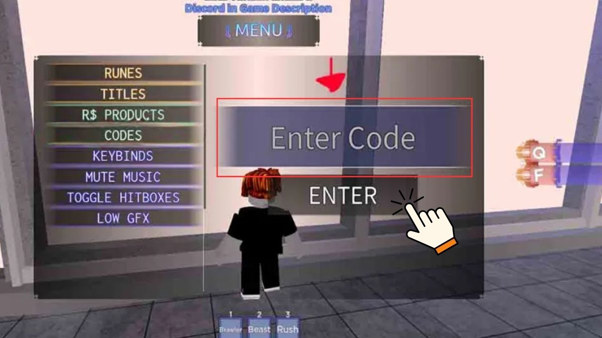 Code Cursed Arena Roblox mới nhất 2024