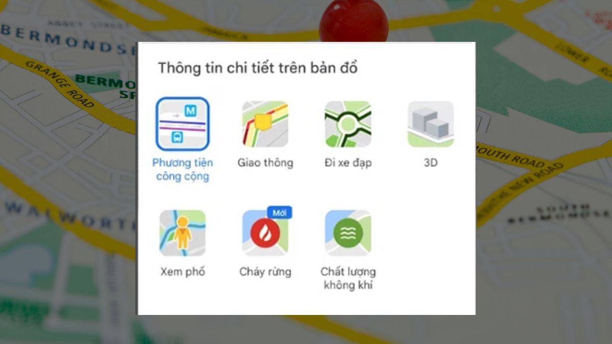 Cách xem bản đồ vệ tinh trên Google Maps trực tiếp thấy nhà