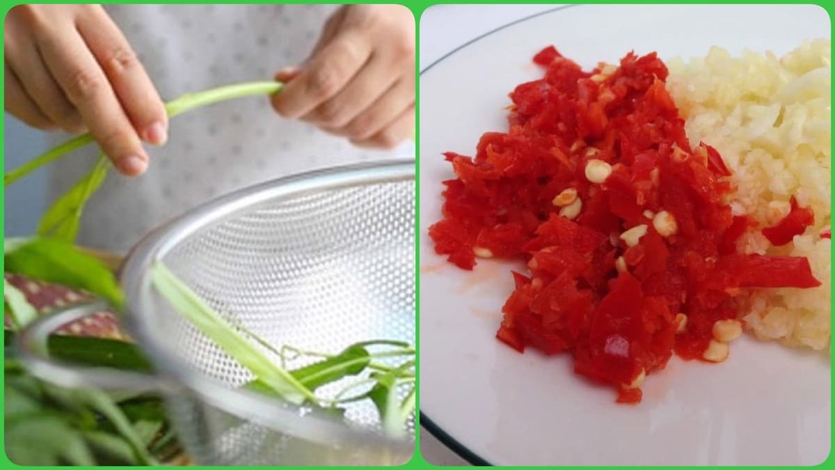 6 cách làm nộm rau muống xanh giòn, thơm ngon cực đơn giản