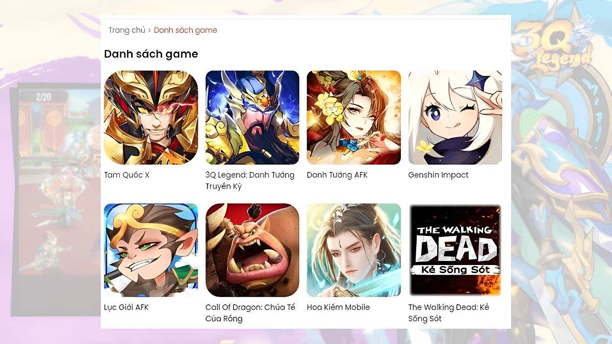 Tổng hợp code 3Q Legend mới nhất 2024 | Cách nhập code