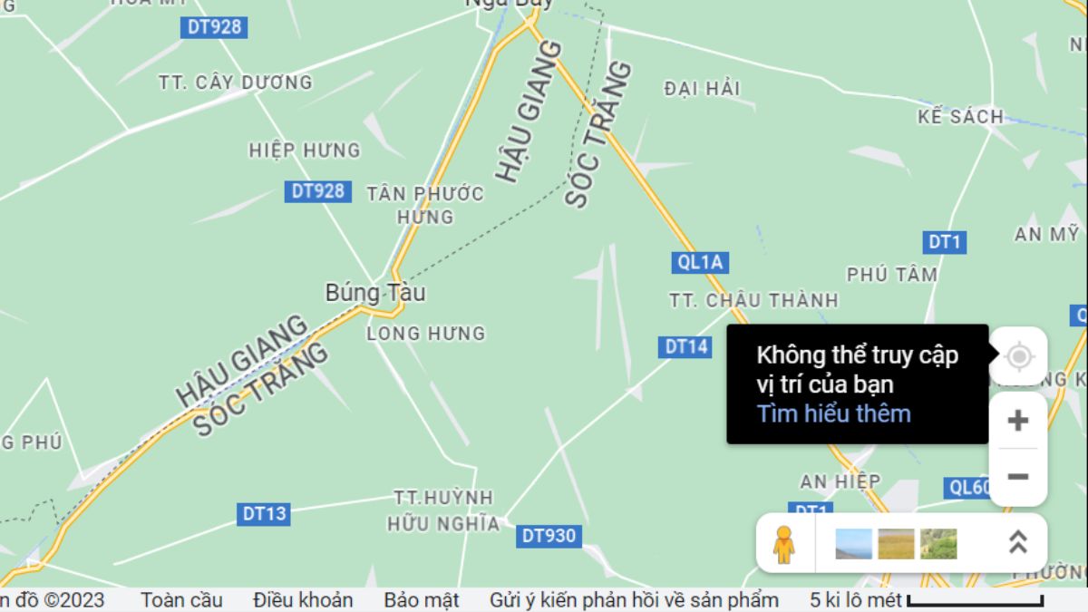 Lỗi xác định google map: 