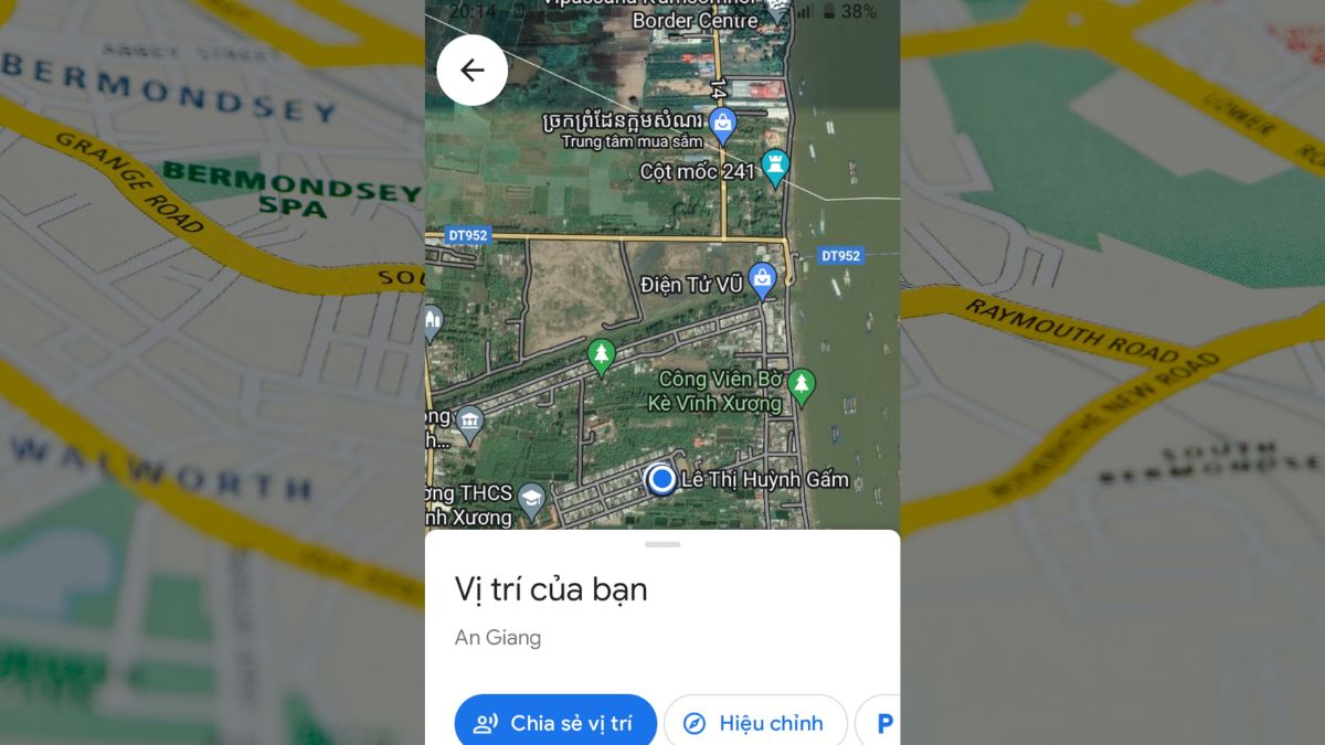 Cách xác định Google Maps bên trên Smartphone bước 4