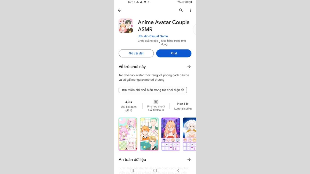 Tải Anime Avatar Couple ASMR - Game tạo Avatar anime hấp dẫn