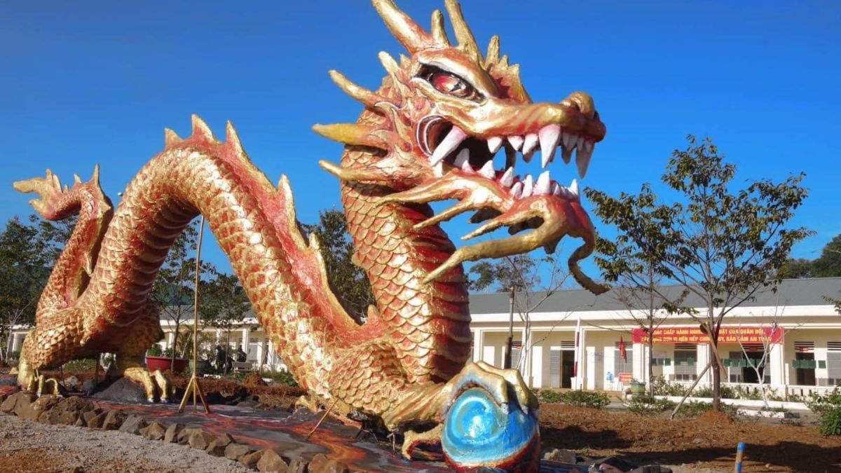 Sưu tầm linh vật rồng 2024 độc đáo, sáng tạo, thần thái nhất