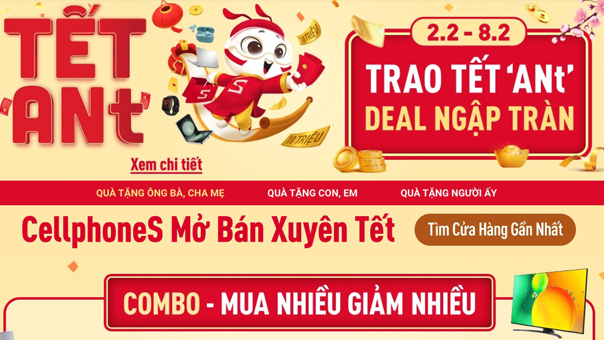 Sale Tết ANt - Deal ngập tràn, mua càng nhiều giảm càng nhiều tại ...