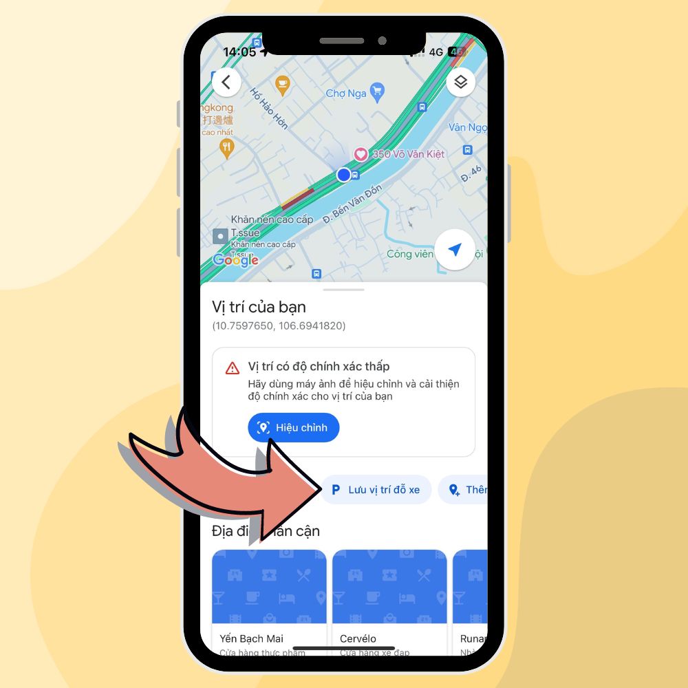 Cách lưu vị trí đỗ xe bằng Google Maps 3