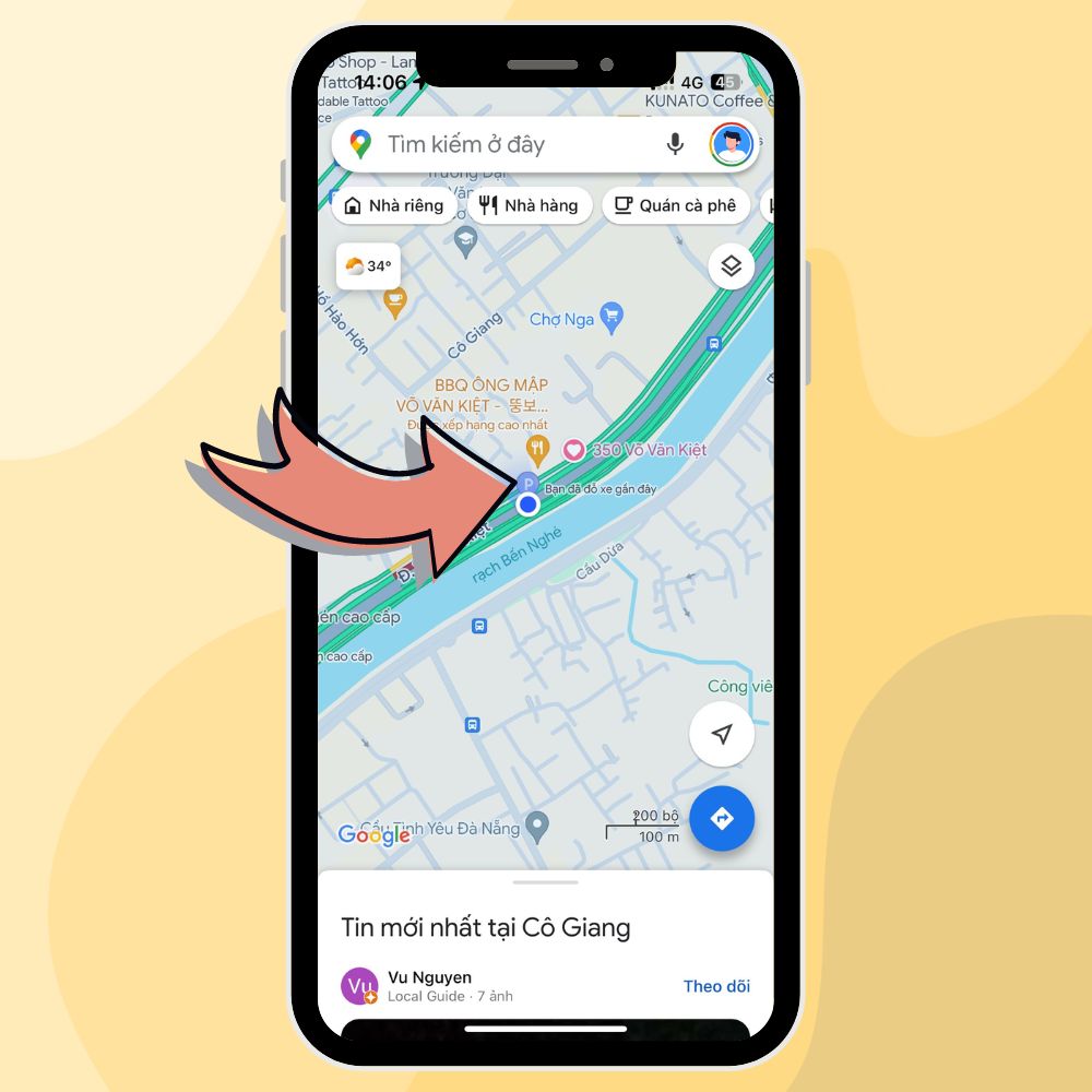 Cách lưu vị trí đỗ xe bằng Google Maps 4