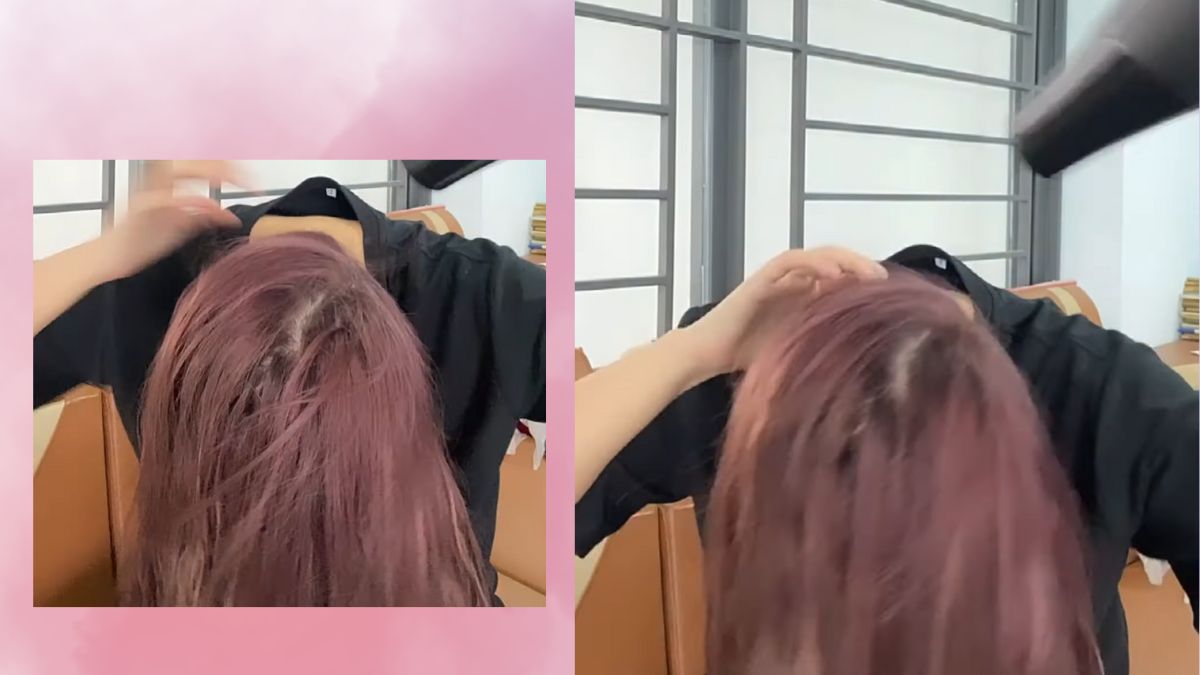 Hướng dẫn cách sấy tóc để giữ nếp tóc hiệu quả bước 1