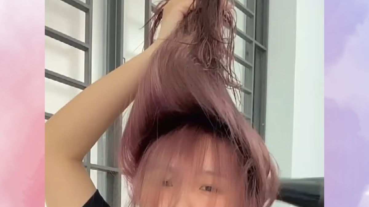 Hướng dẫn cách sấy tóc để giữ nếp tóc hiệu quả bước 3