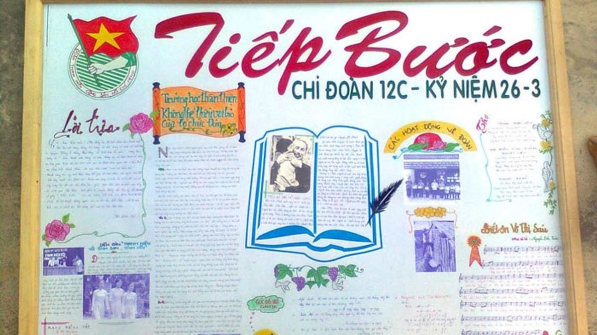 Một số mẫu lời ngỏ báo tường chào mừng ngày 26/3 hay