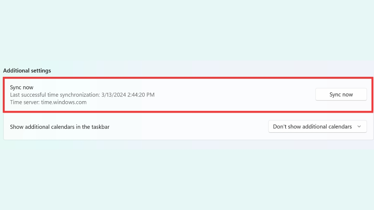 Cách chỉnh lại giờ trên máy tính, Macbook Win 11 bước 3