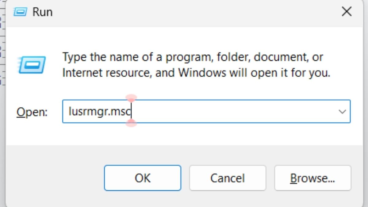 Hướng dẫn cách đổi tên máy tính bằng Local User and Groups bước 1