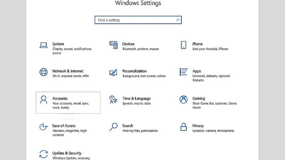Hướng dẫn cách đổi tên máy tính bằng tài khoản Microsoft bước 1