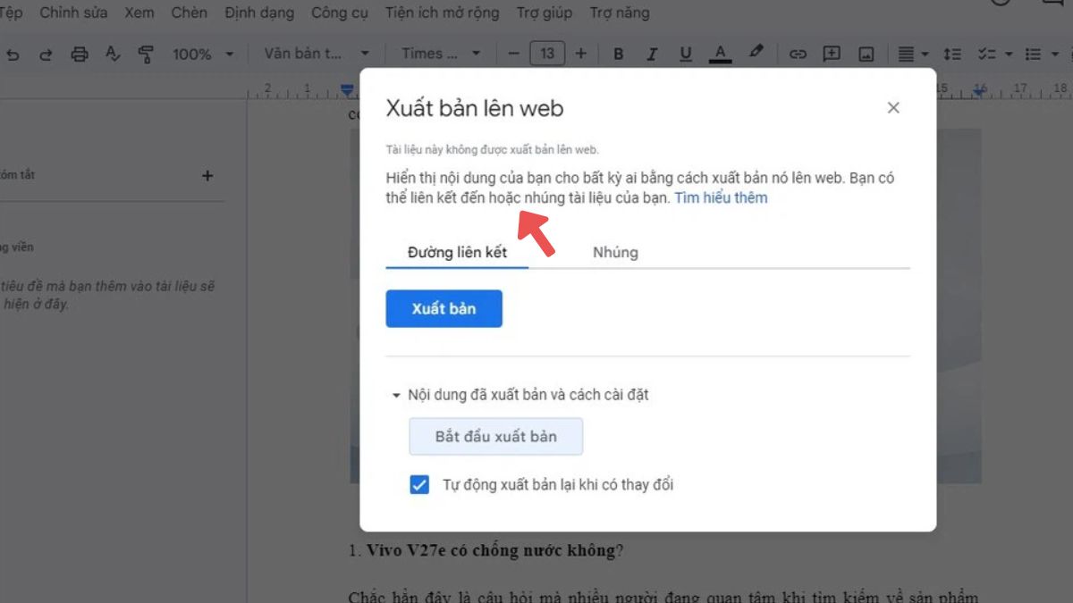 Cách lưu ảnh trên máy tính từ Google Docs bước 2