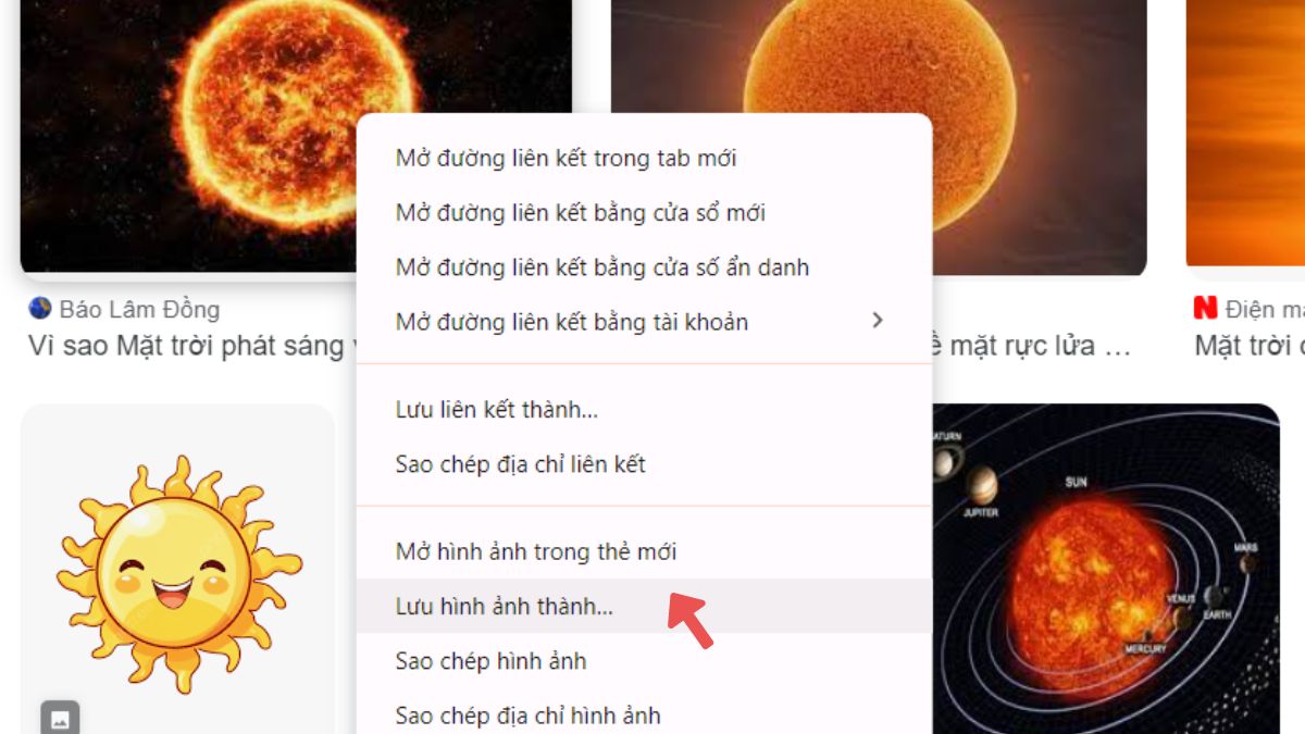 Cách lưu ảnh trên máy tính từ Google Image bước 2