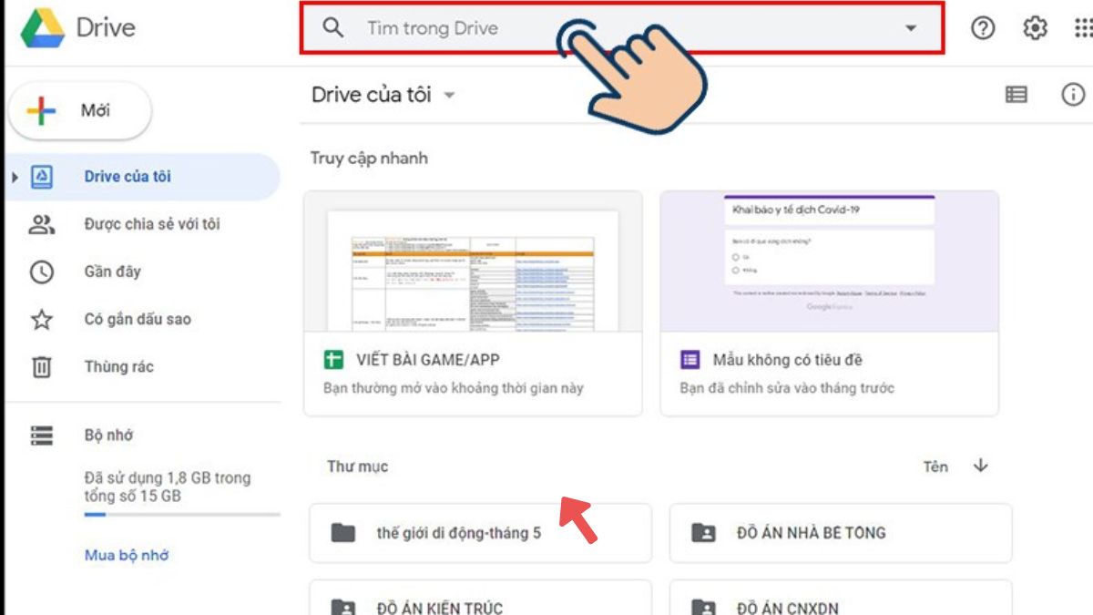 Cách lưu hình ảnh bên trên PC kể từ Google Drive bước 1