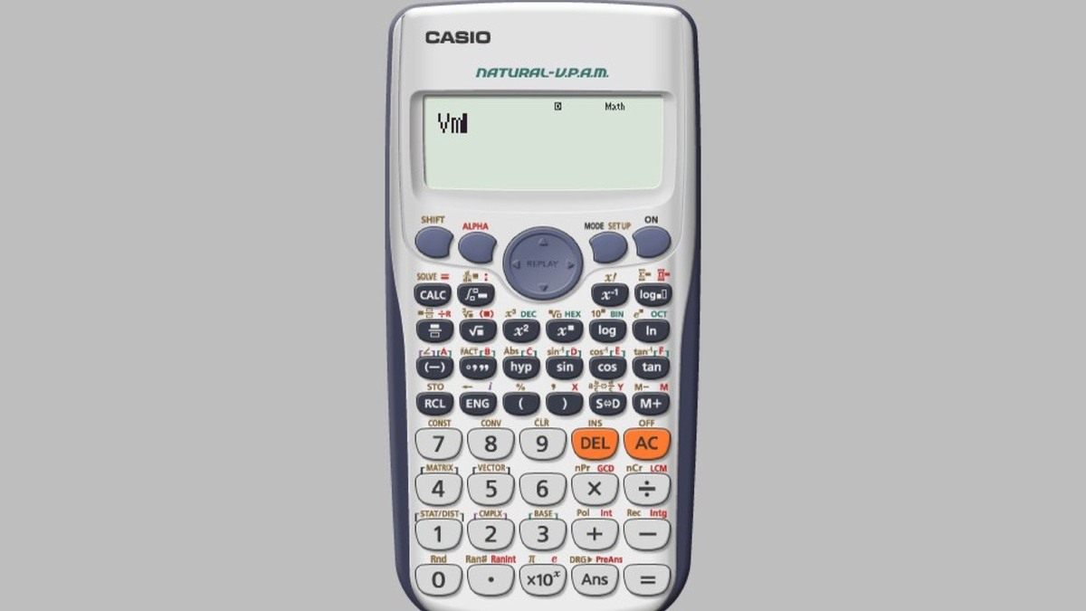 Cách viết chữ V trên máy tính Casio 580, 880, 570