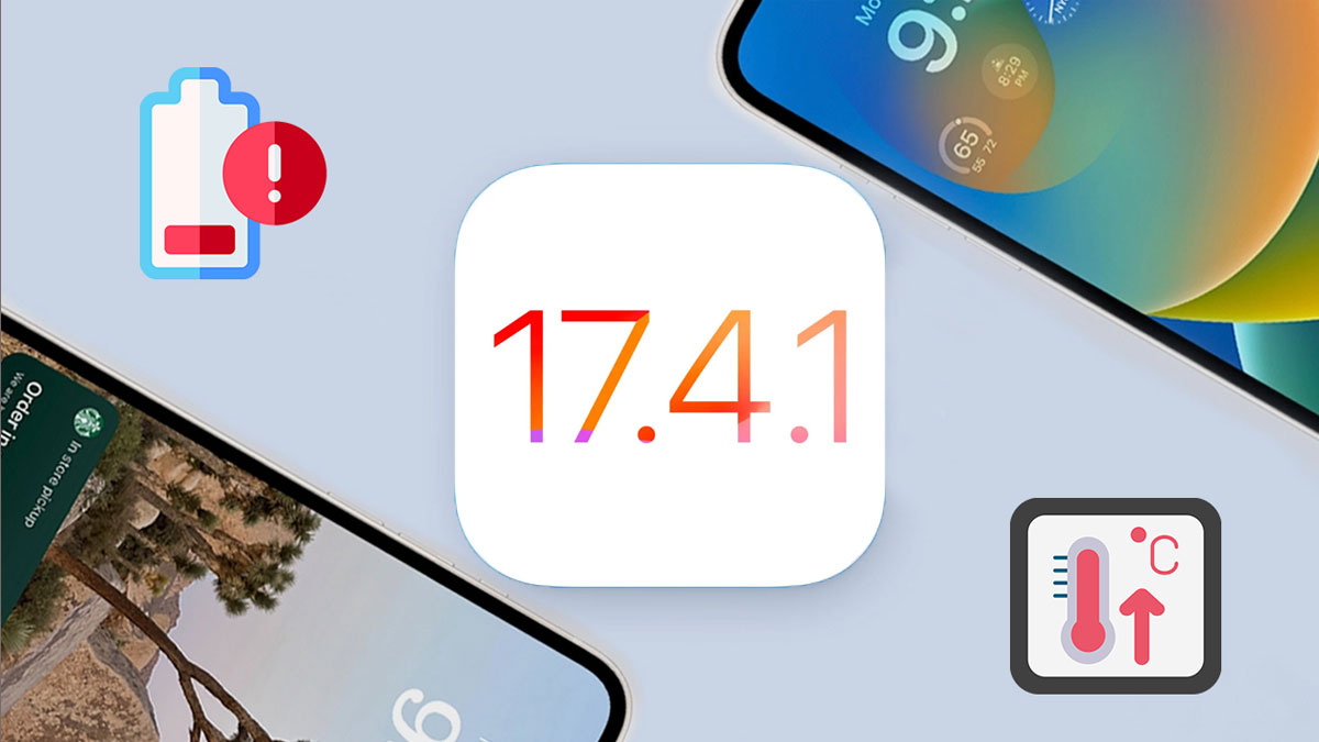 Phiên bản iOS 17.4.1 có thể gây hao pin