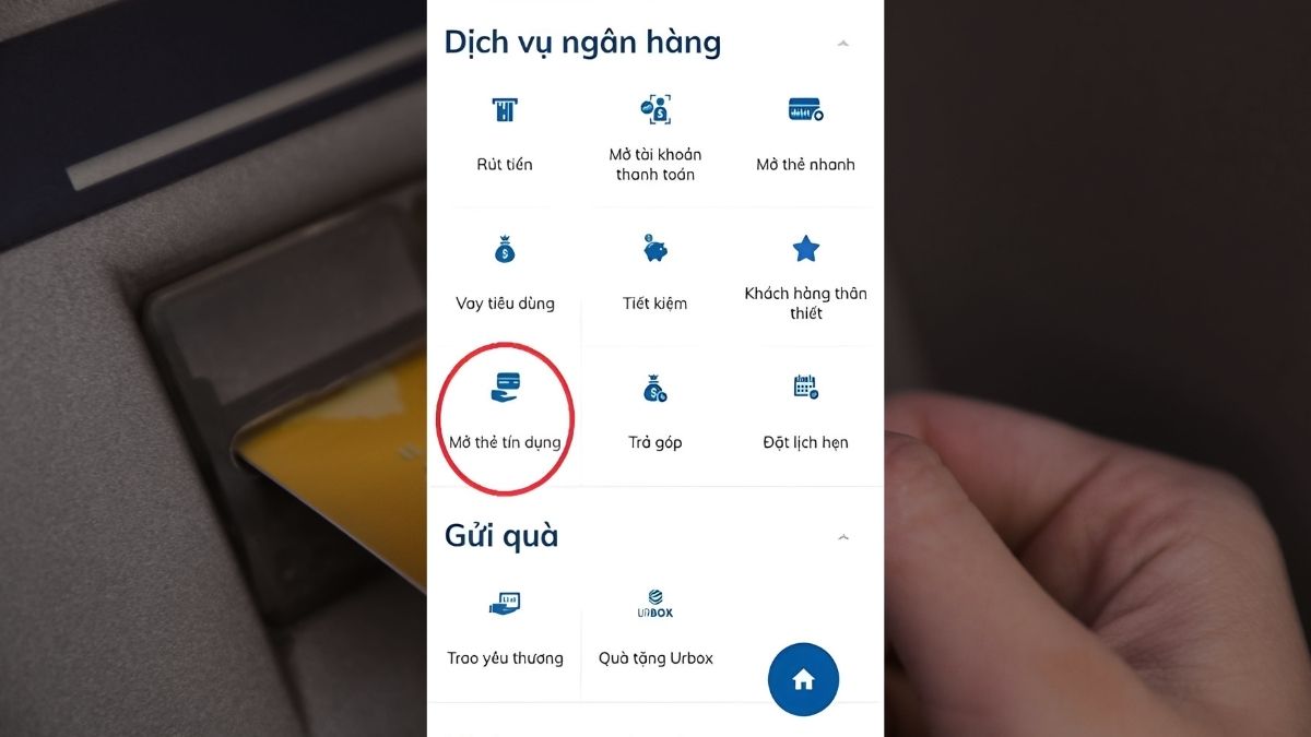 Hướng dẫn cách mở thẻ tín dụng Sacombank trực tuyến bước 1