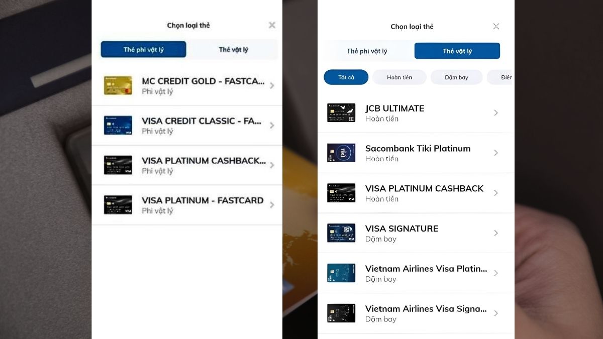 Hướng dẫn cách mở thẻ tín dụng Sacombank trực tuyến bước 3