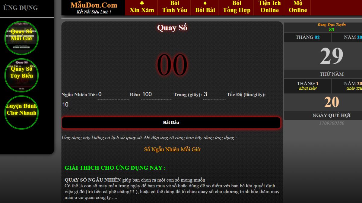 Quay So Random Top 10 phần mềm quay số ngẫu nhiên online miễn phí