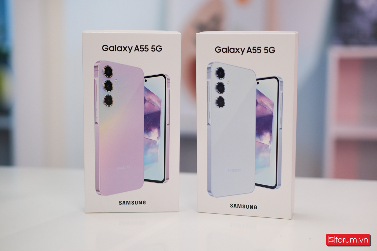 Trên tay Samsung Galaxy A55 5G: Khung viền nhôm cao cấp, bộ màu mới đẹp ...
