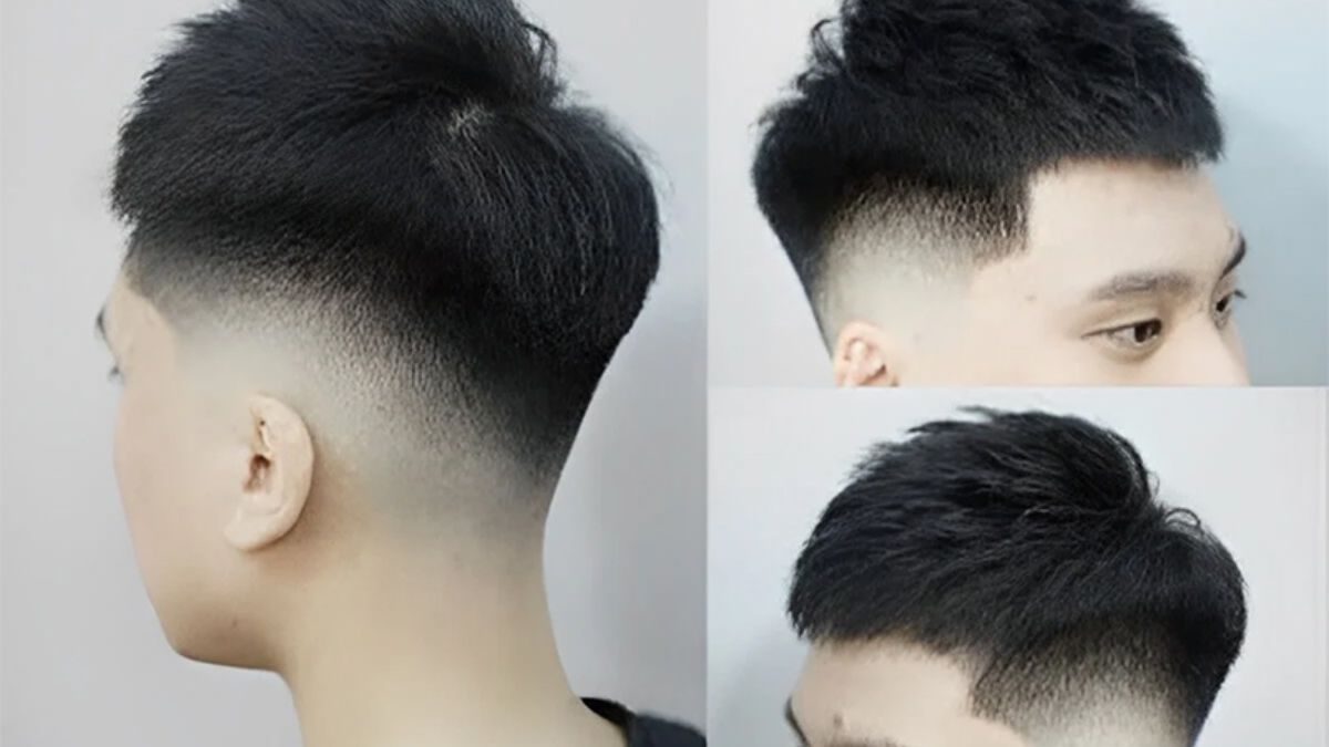 Tóc layer nam cạo 2 bên Mohican