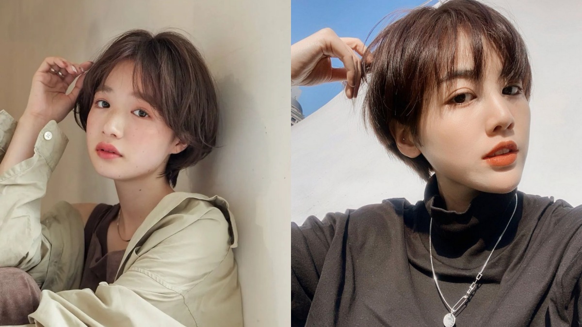 Kiểu tóc tomboy cho trán cao