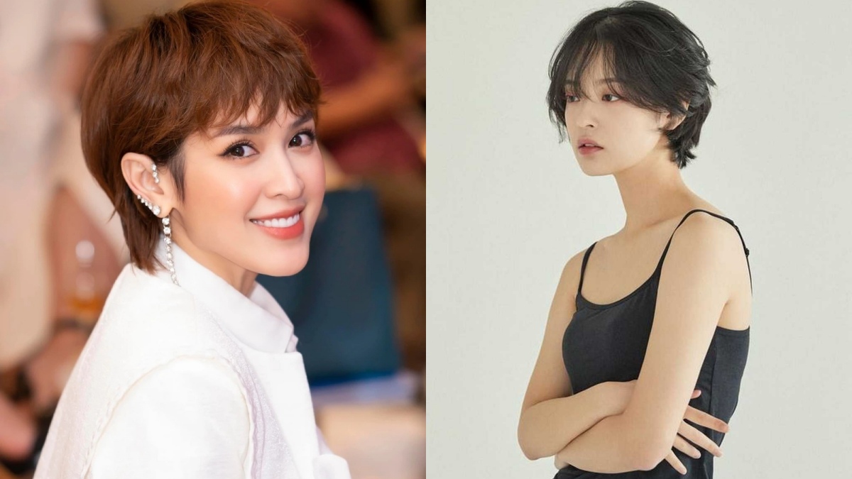 Kiểu tóc tomboy cho mặt trái xoan