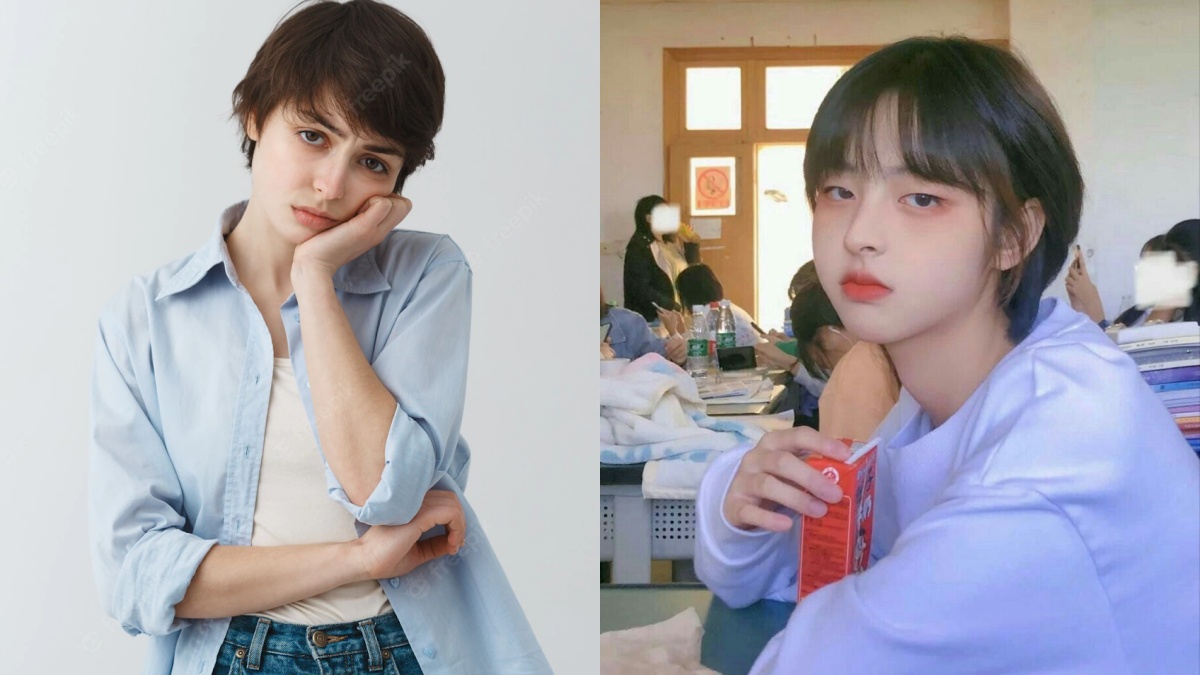 Tóc tomboy học sinh