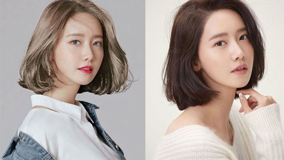 Tóc uốn chữ C tầng